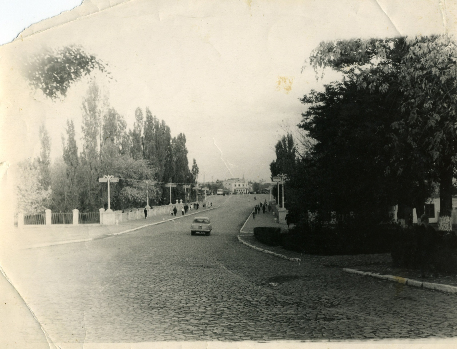 Мост через Сухой лиман. Вид со стороны 6 ой школы в центр